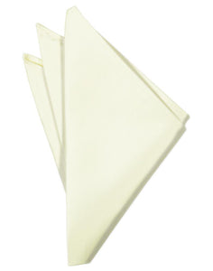 Ivory Noble Silk Pocket Square