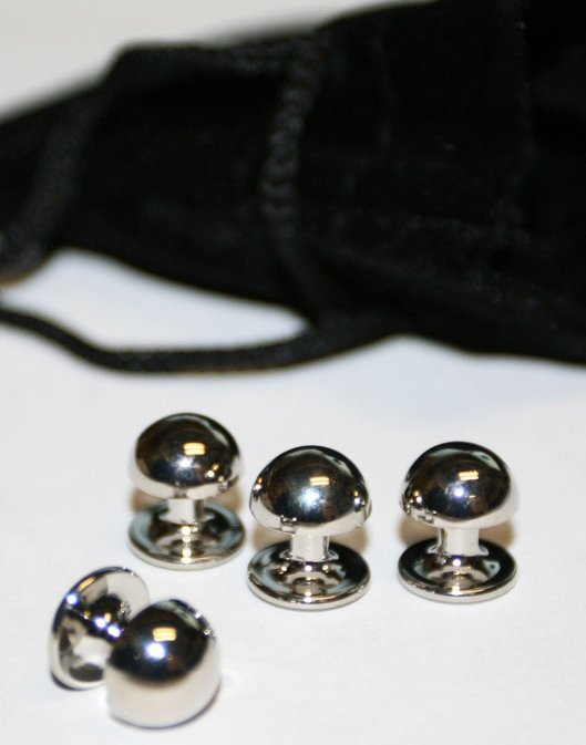Silver Dome Studs