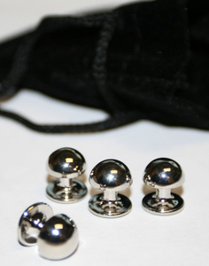 Silver Dome Studs
