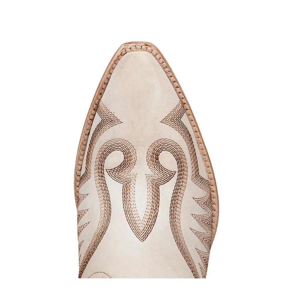 Dan Post Women's Josie Snip Toe Leather Tall Boots - White