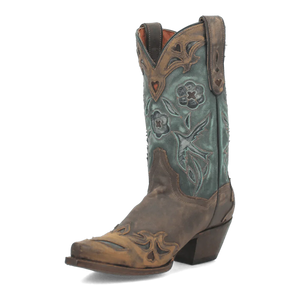VINTAGE BLUEBIRD LEATHER BOOT