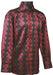 Daniel Ellissa Men's Black & Red Regular Fit Fancy Swirl Sports Shirt - USA Men's Outlet