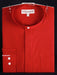 Daniel Ellissa Men's Classic Red French-Front Dress Shirt - Banded Collar - USA Men's Outlet