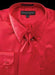 Daniel Ellissa Men's Red Satin Dress Shirt, Tie & Pocket Square Set - Regular Fit - USA Men's Outlet