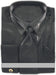 "Daniel Ellissa Men's Shiny Metallic Velvet Dress Shirt & Tie Set - Black" - USA Men's Outlet