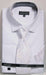 Daniel Ellissa Men's White Weave Pattern French Cuff Shirt, Tie & Hanky Set - USA Men's Outlet