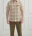 Dreams Tan/Cream Plaid 2 Piece Summer Set Reza 285-03