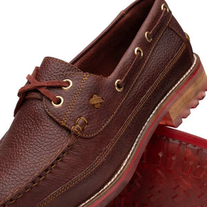 Marco Di Milano Amalfi Wine Premium Calf Leather Boat Shoes - view 3