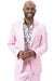 EJ Samuel Men's Pink Linen Summer Suit: Modern Fit and Classically Styled - USA Men's Outlet