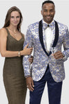 Blue and Gold Tuxedo