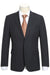 Elegant Grey Blue Check Plaid English Laundry Slim Fit Suit - 2 Buttons - USA Men's Outlet