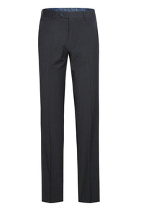Elegant Grey Blue Check Plaid English Laundry Slim Fit Suit - 2 Buttons - USA Men's Outlet