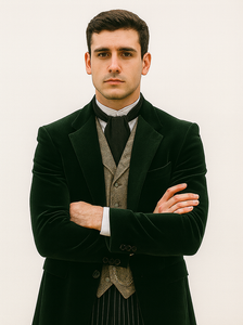 Emerald Velvet Roderick Smoking Jacket –Men's Evening Wear