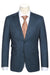 "English Laundry Men's Elegant 2-Button Slim Fit Aqua Blue Suit w/ Peak Lapel & Ticket Pocket" - Elegant Mensattire