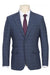 "English Laundry Men's Slim Fit Suit in Pale Blue Windowpane Plaid" - USA Men's Outlet