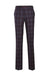 English Laundry Men's Two-Button Wool Suit in Dark Purple Eggplant Windowpane Plaid - USA Men's Outlet