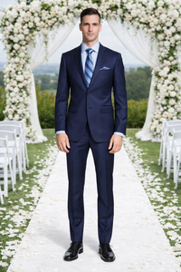 ENZO 150’s Super Wool 2-Button Suits in 6 Solid Colors