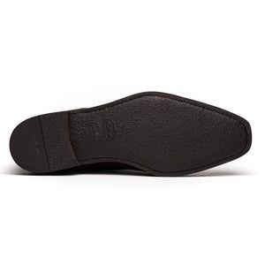 Zelli Enzo Classic Cap Toe Dress Shoes in Chestnut Calfskin Leather