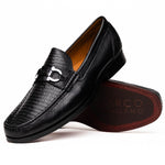 Marco_Di_Milano Enzo Black Leather Oxfords