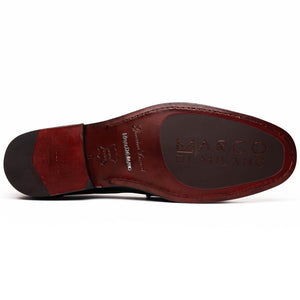 Marco_Di_Milano Enzo Black Leather Oxfords