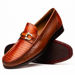Marco Di Milano Enzo Cognac Leather Dress Shoe