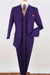 Apollo King Purple Classic Fit Three-Piece Suit