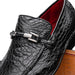 Marco Di Milano Fabro Caiman Black  Bit Loafers 