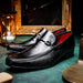 Marco Di Milano Fabro-Liz Black lizard bit loafer