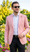 Pink Blazer Mens Sport Coat