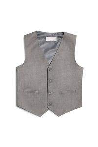 "Jax" Kids Light Grey Suit 5-Piece Set