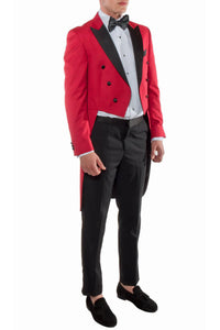 "Showtime" Red Tailcoat Tuxedo (2-Piece Set)