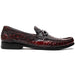 Marco Di Milano Ferrioni Black Cherry Leather Loafers