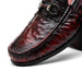 Marco Di Milano Ferrioni Black Cherry Leather Loafers