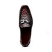 Marco Di Milano Ferrioni Black Cherry Leather Loafers