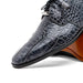 Marco Di Milano Fitipaldi Rustic Gray Leather Shoes