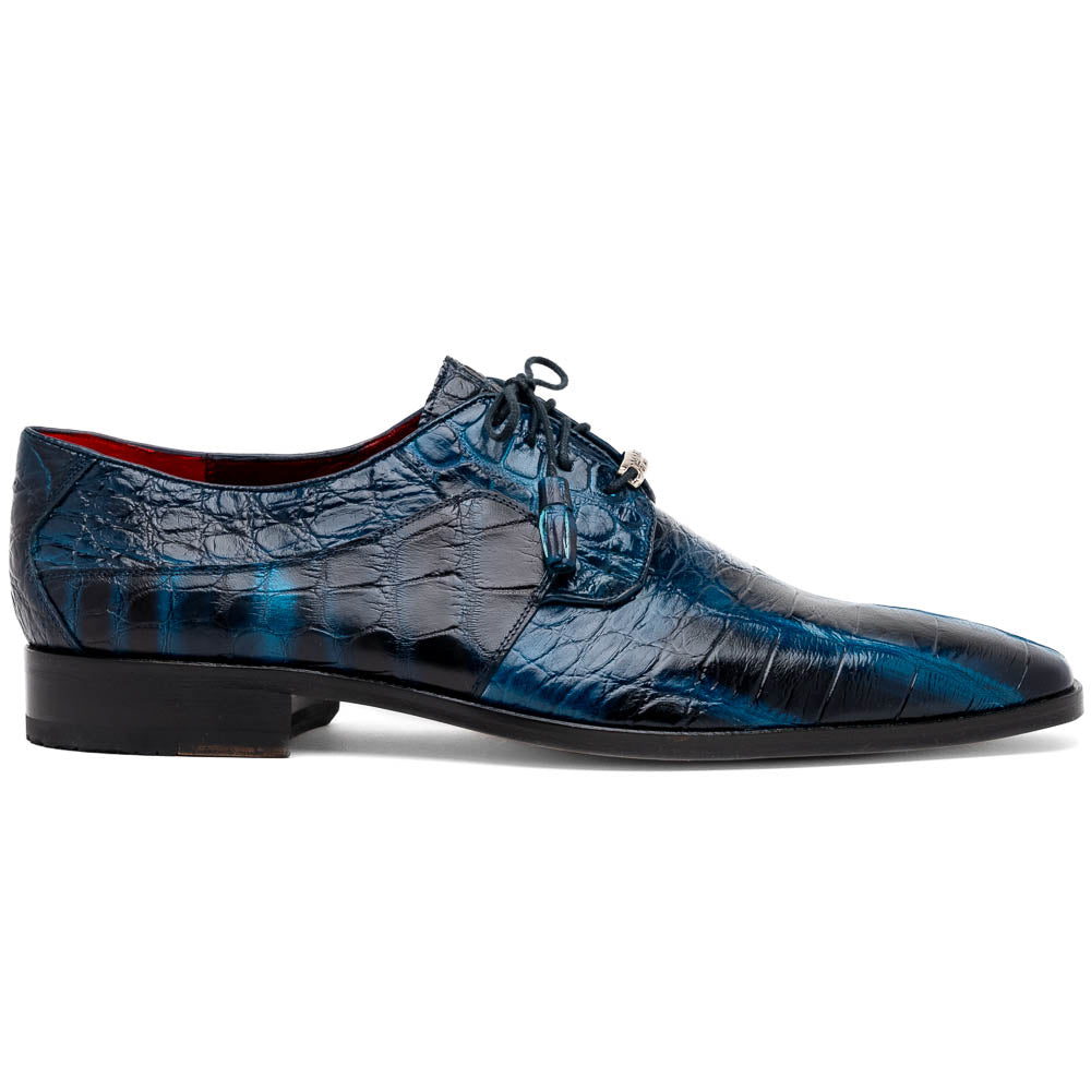 Marco Di Milano Fitipaldi Alligator Derby Blue