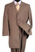 Fortino Landi Men's 2PC Classic Tan Zoot Suit: Elegant, Long-Length Style. - USA Men's Outlet