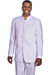 Fortino Landi Men's 8-Button White Mandarin Suit | Classic and Refined - USA Men's Outlet