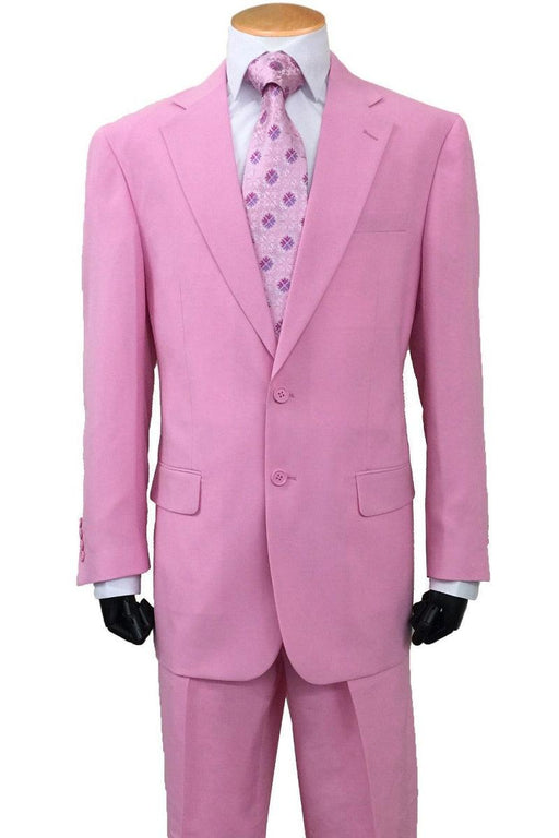 Fortino Landi Men's Pink Classic 2Btn Suit | 44L | FINAL SALE - USA Men's Outlet