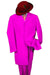 "Fortino Landi Mens 2PC Long Zoot Suit: Luxurious Pink Style" - USA Men's Outlet