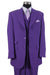 Fortino Landi Purple Wide Peak Vested Fashion Suit with 3 Buttons - USA Men's Outlet