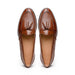 Zelli Franco Cognac Lizard Tassel Loafer with Classic Apron Toe