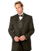 Mens Vested 2 Button Wool Tuxedo in Black - Men's Tuxedo USA
