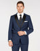 Mens Vested One Button Peak Lapel Tuxedo in Navy Blue - Men's Tuxedo USA