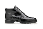 Belvedere Gallardo Black Alligator Luxury Dress Shoe