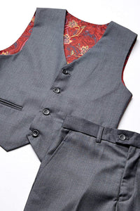 "Austin" Kids Charcoal 5-Piece Suit (Geoffrey Beene / AXNY)
