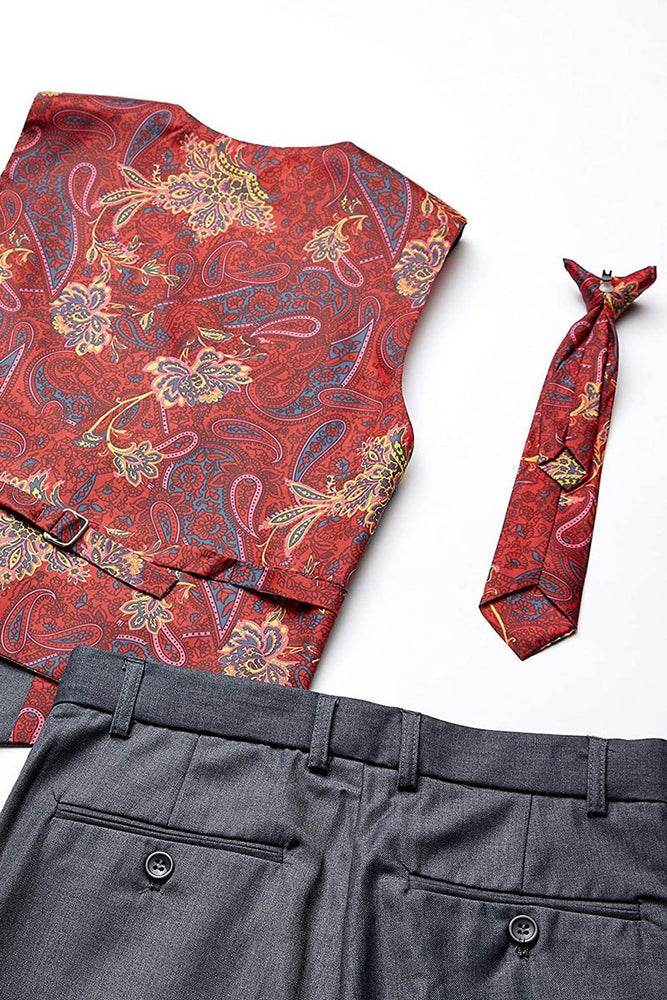 "Austin" Kids Charcoal 5-Piece Suit (Geoffrey Beene / AXNY)