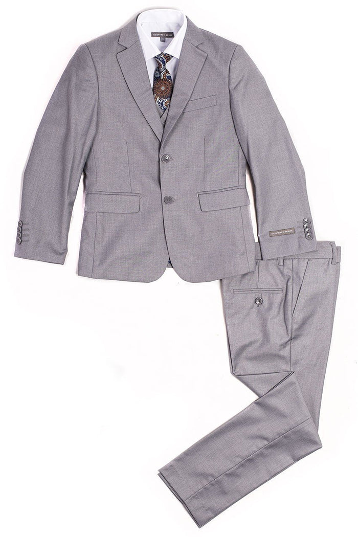 Kids Light Grey 5-Piece Suit