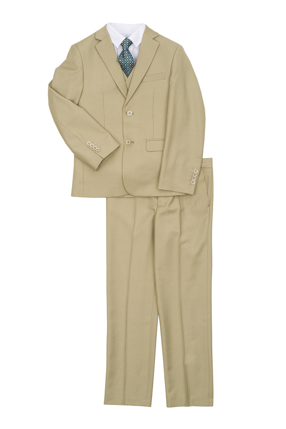 Stanford Kids Khaki Suit (5-Piece Set) by Tip Top