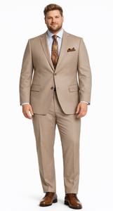 Giorgio Fiorelli Two-Button Suit in Burgundy, Camel, Beige